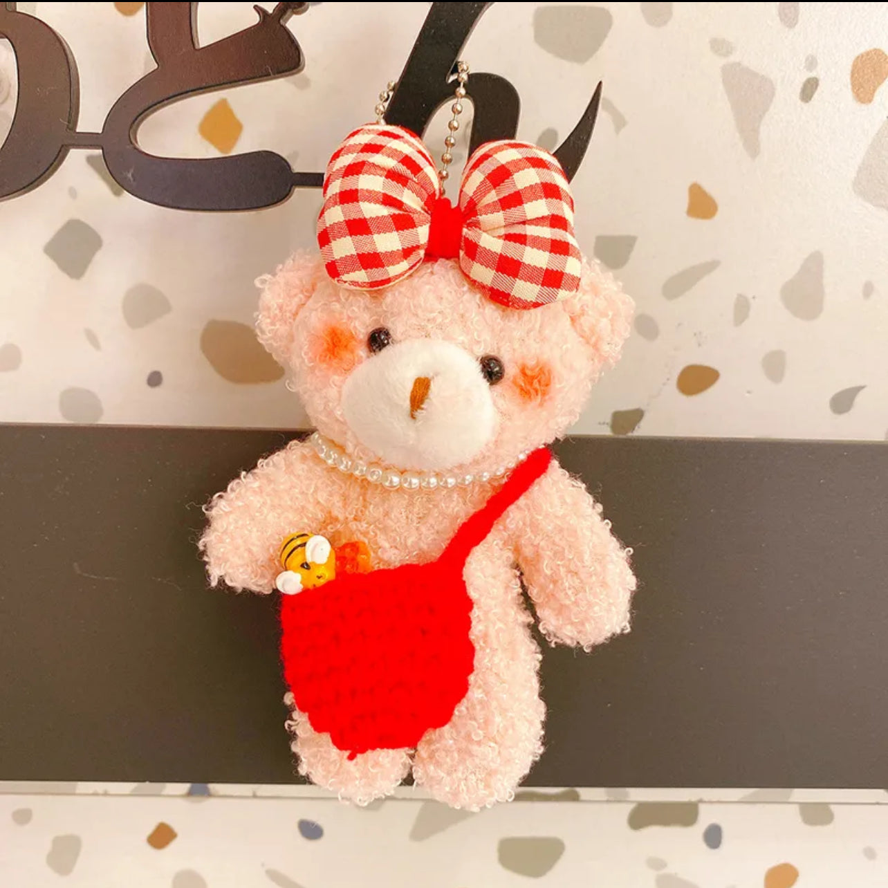 Honey Bear Keychain