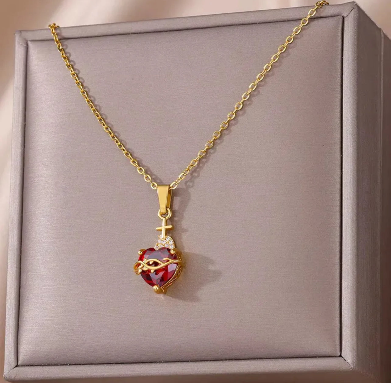 Burgundy Sacred Heart