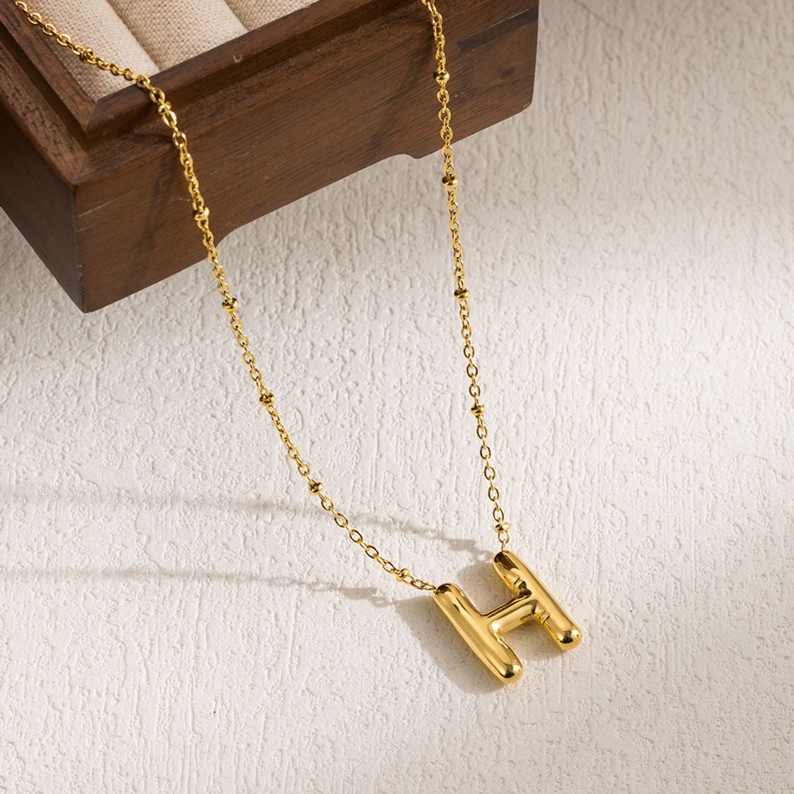 Chunky Initial Necklace