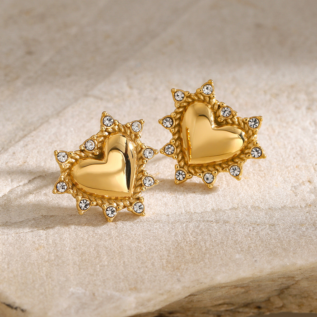 Alicia Heart Earrings