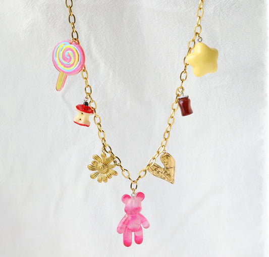 Chunky Bear Necklace