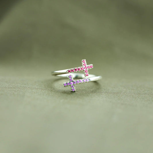 Cross Colorfull ring