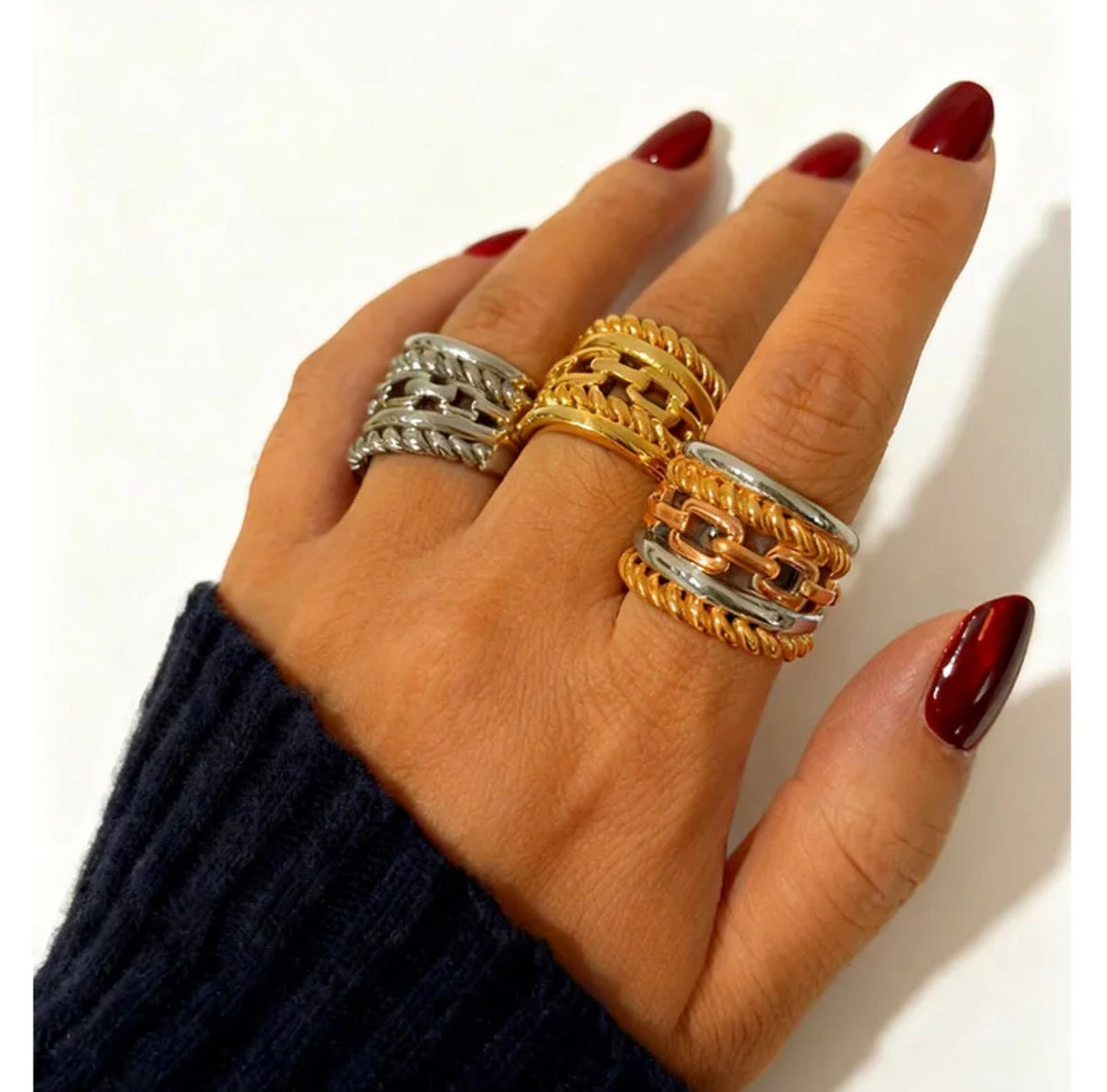 Duanna Ring Bicolor