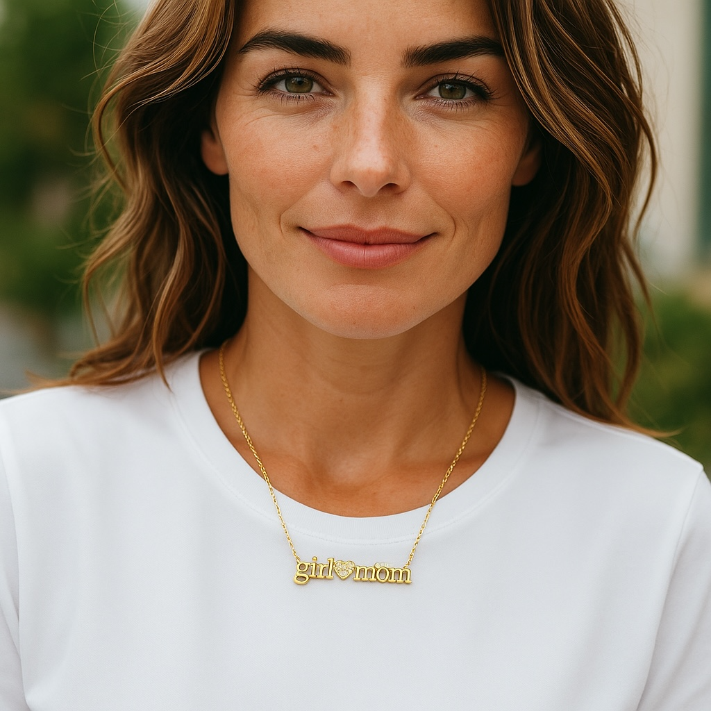 Gender Mom necklace
