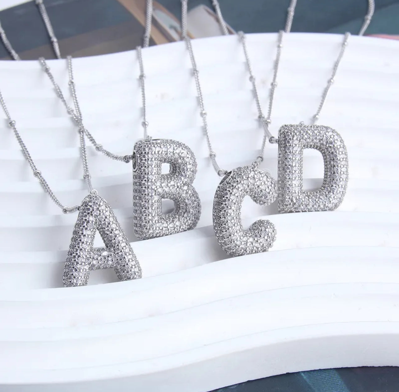 Fancy Initial Silver