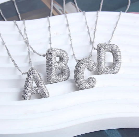 Fancy Initial Silver