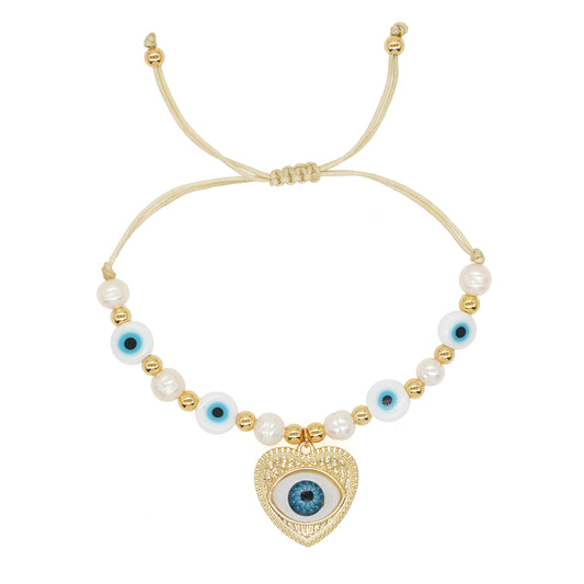 Eye Heart Bracelet