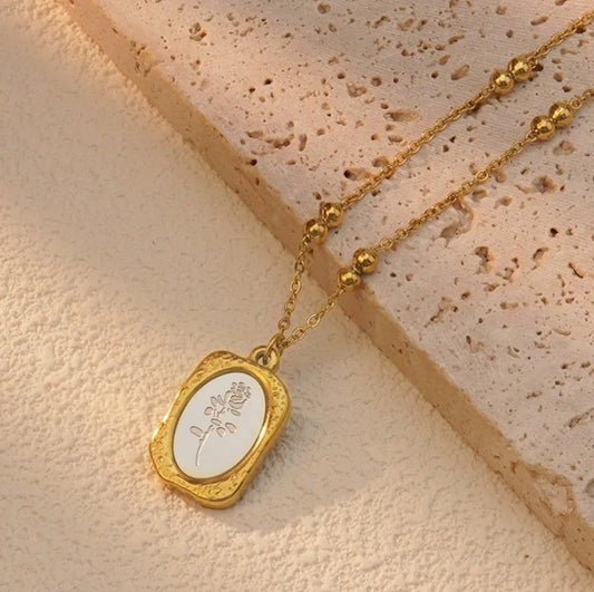 Delicate Rose Necklace
