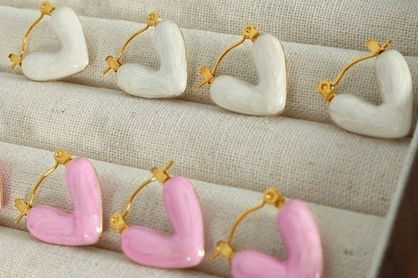 ColorFull Heart Earrings