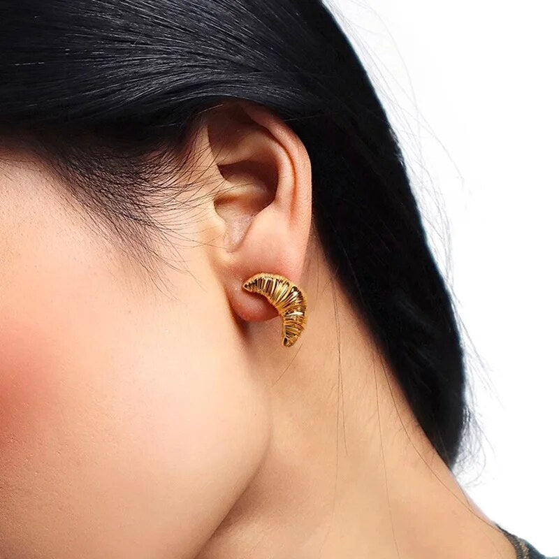 Croissant Earrings